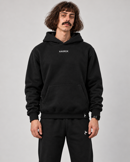 Black oversized hoodie