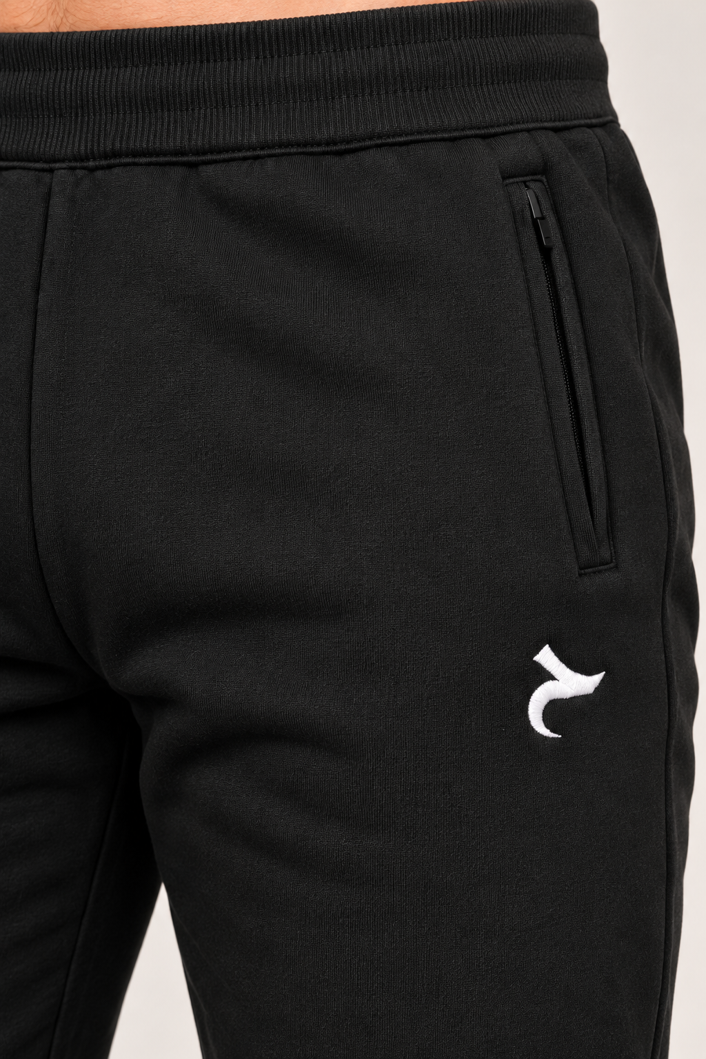 Slim Fit Joggers with Zip Pockets