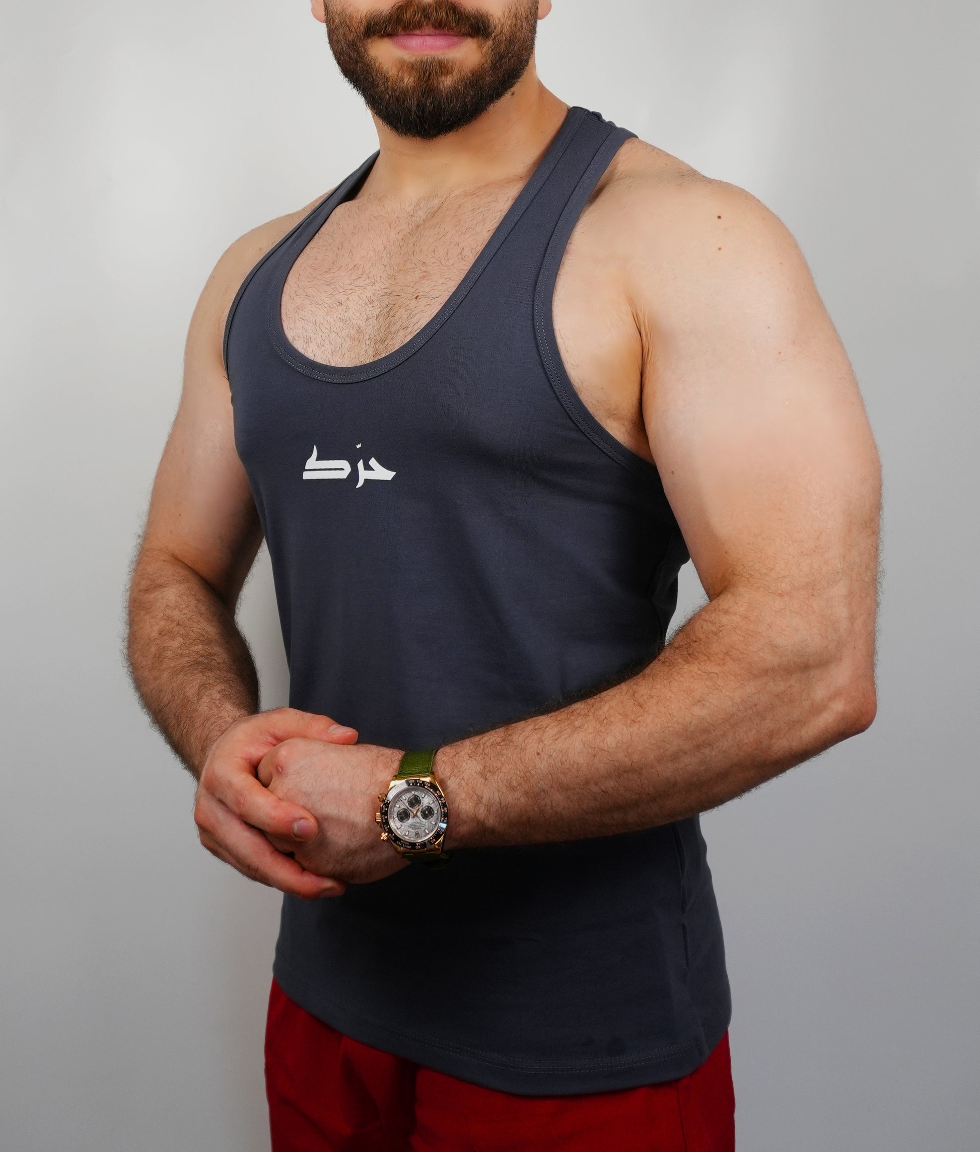 Double Bicep Stringer Slim Fit