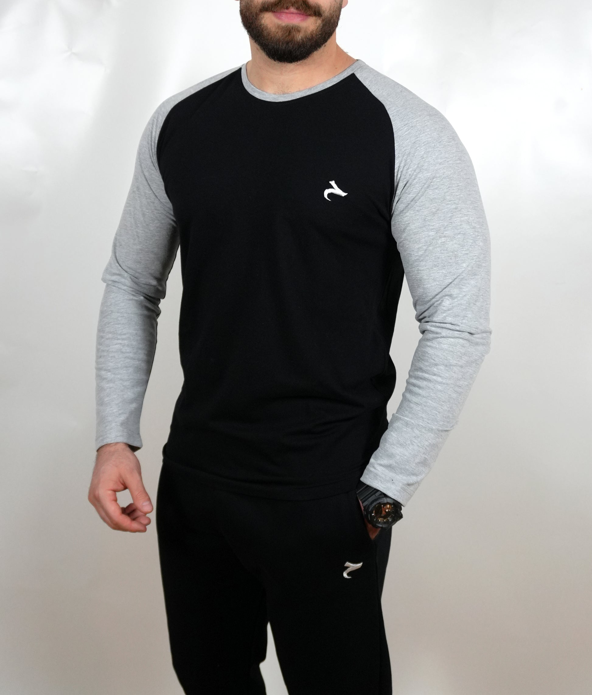 Performance Ribbed Raglan Long Sleeve