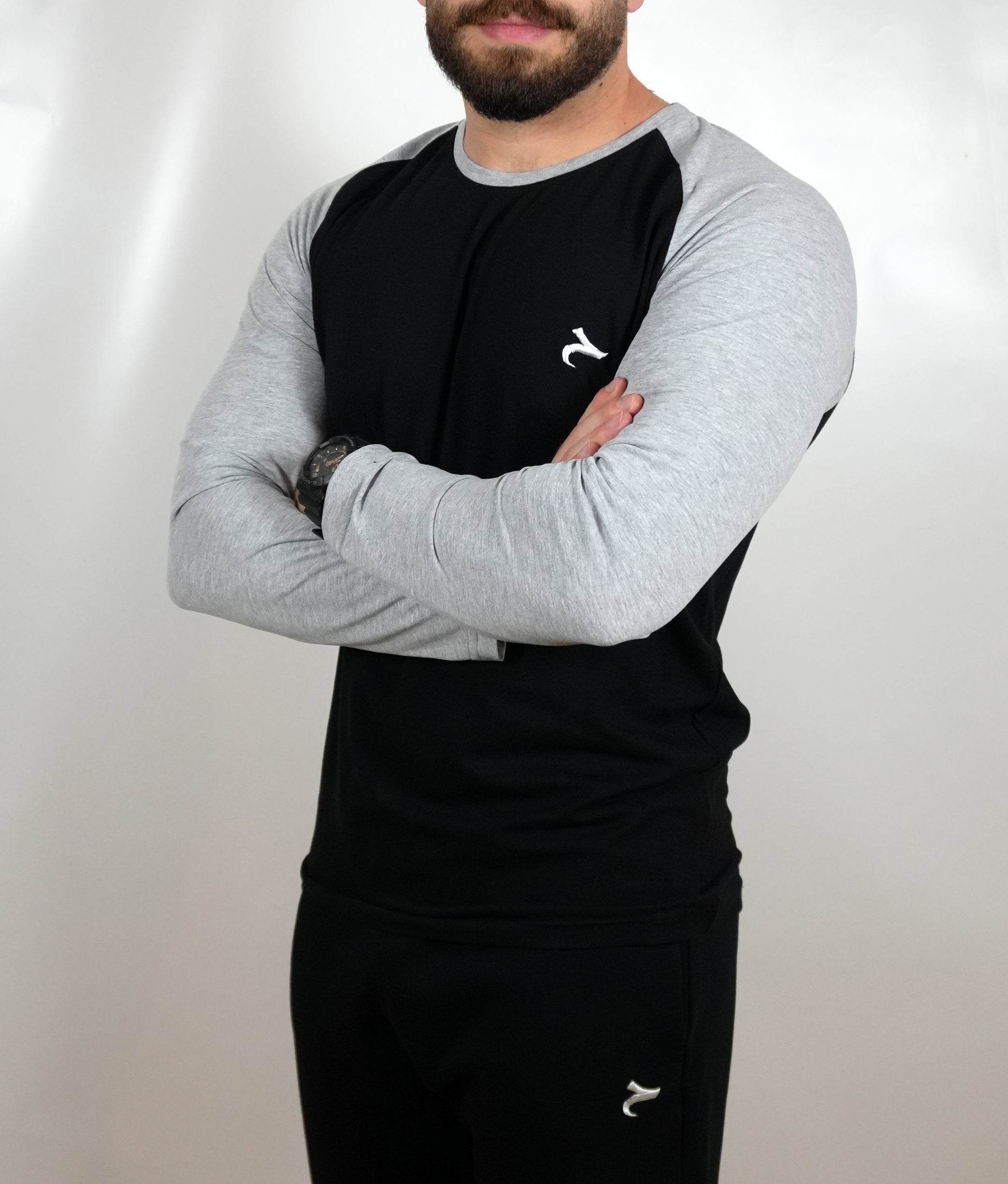 Performance Ribbed Raglan Long Sleeve