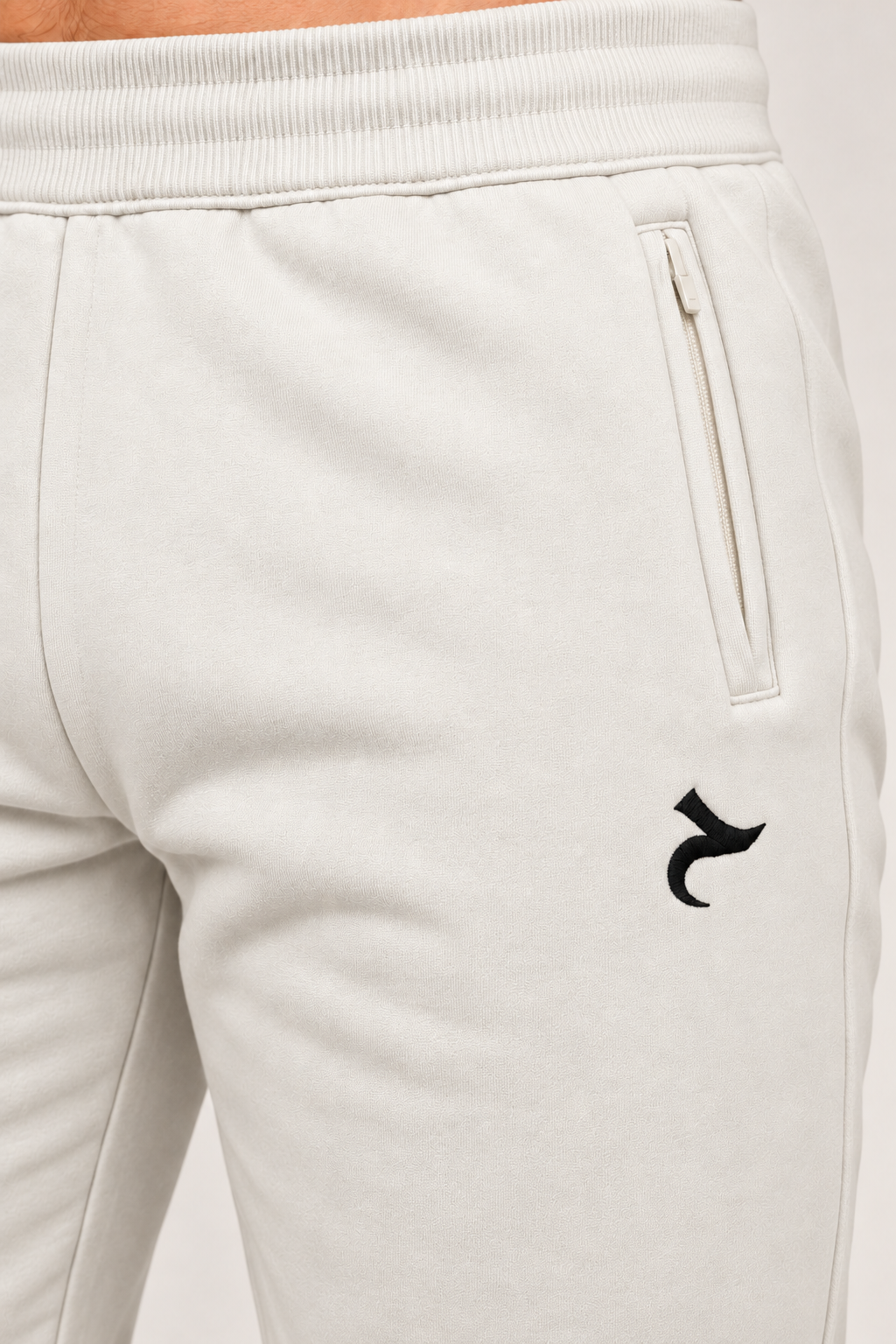 Slim Fit Joggers with Zip Pockets