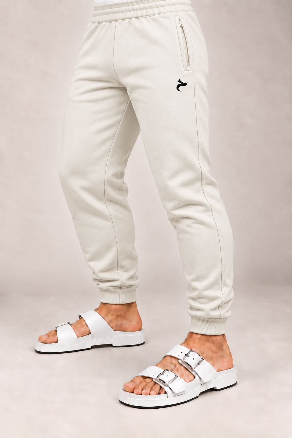 Slim Fit Joggers with Zip Pockets