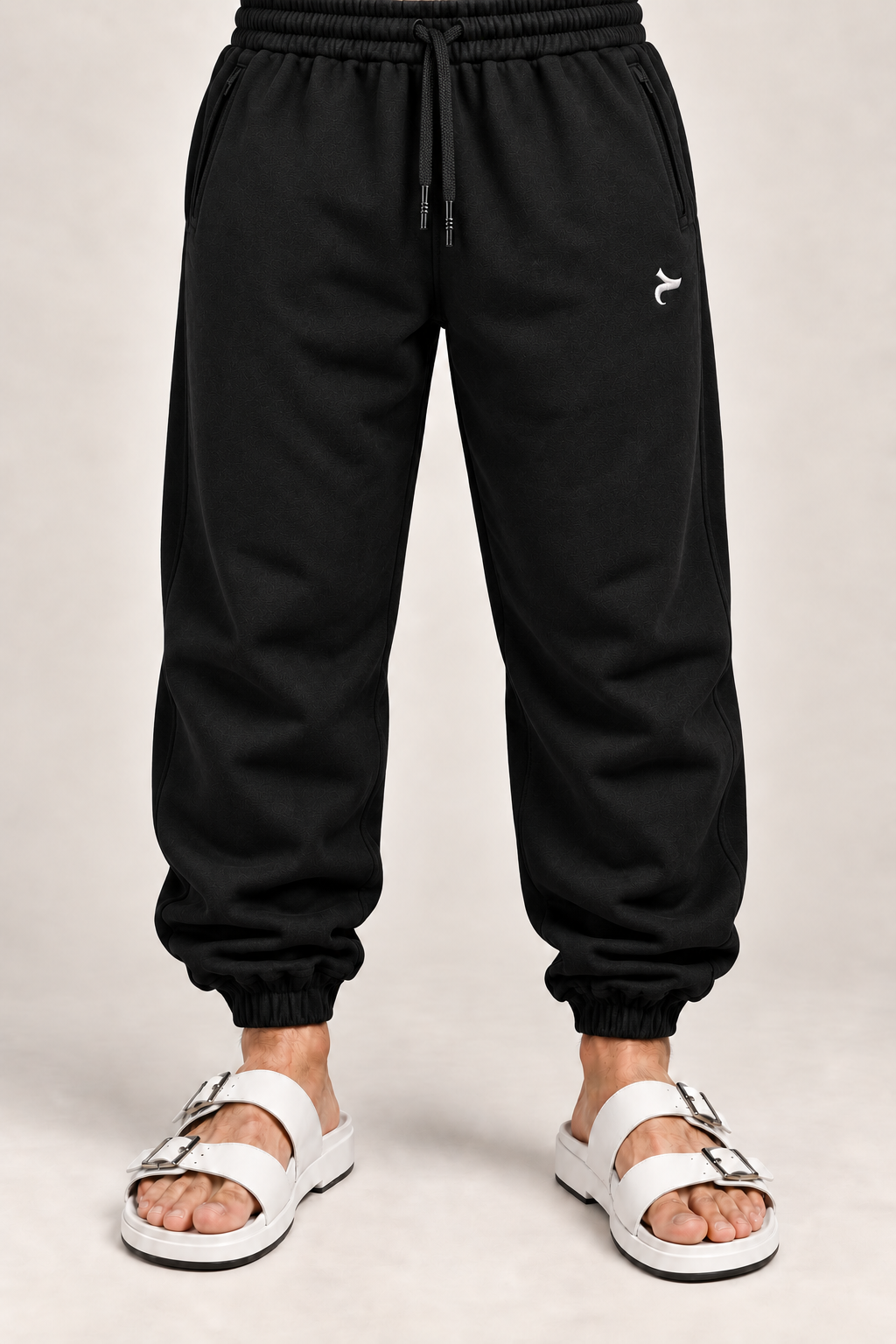 Oversized Joggers with Zip Pockets