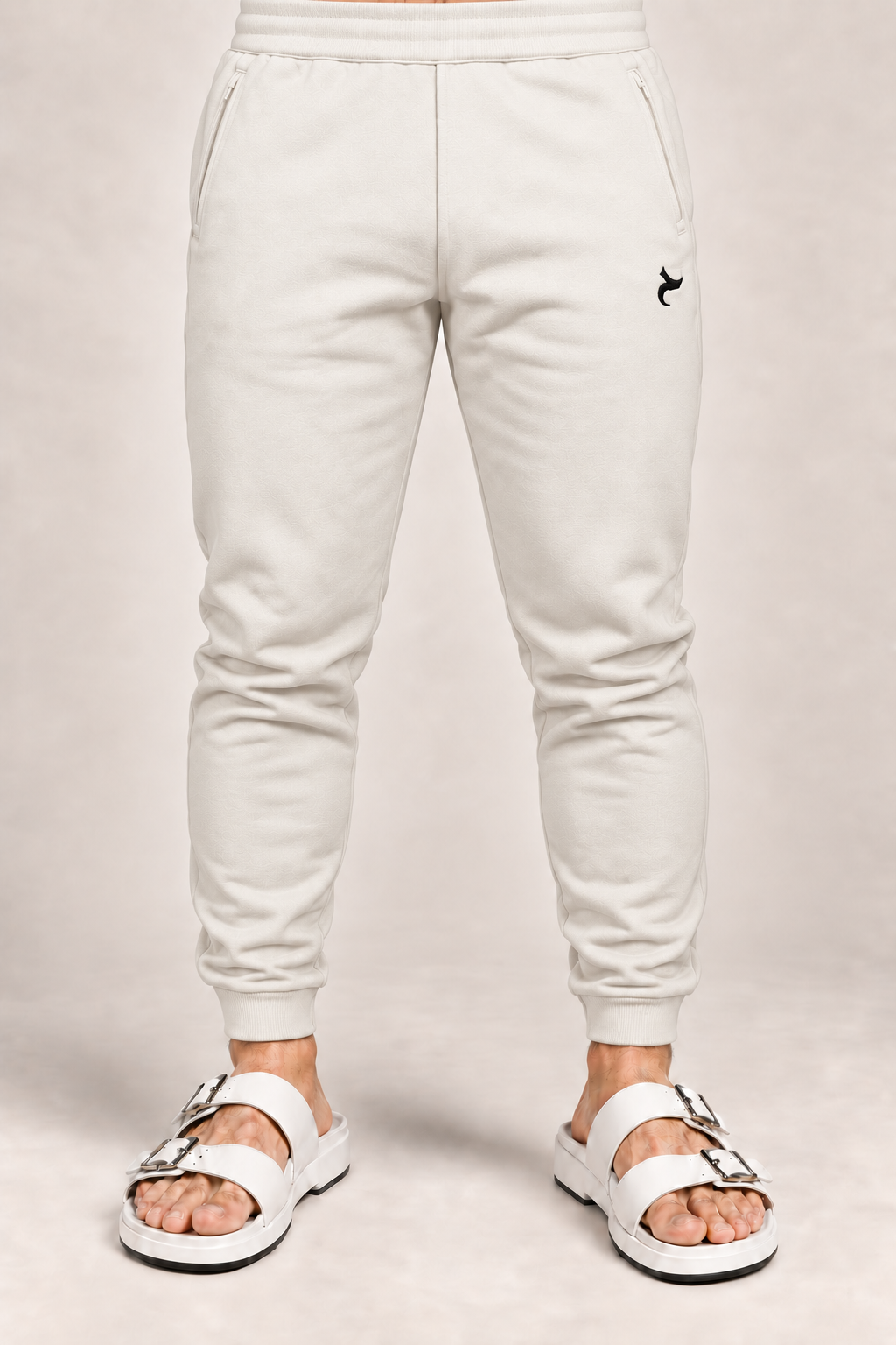 Slim Fit Joggers with Zip Pockets